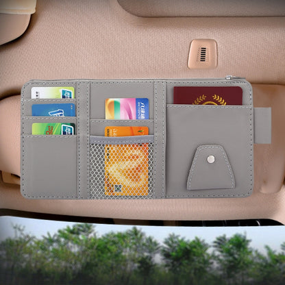 รถ Sun Visor กระดาษทิชชูกล่อง CD ซิปผู้ถือกระเป๋า Organizer, with Zipper  (Black), with Zipper, with Zipper (Yellow)