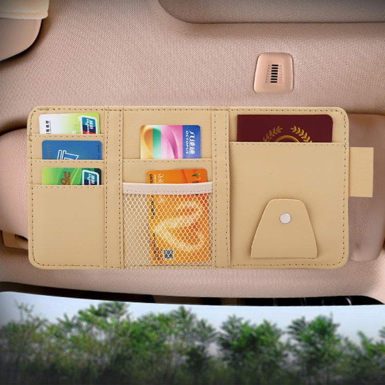 Universal รถ Sun Visor กระดาษทิชชูกล่อง CD ผู้ถือกระเป๋า Organizer, without Zipper  (Black), without Zipper (Yellow)