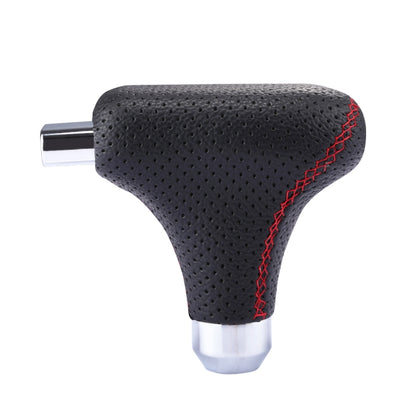 รถยนต์อเนกประสงค์รถหนังสีดำ Shifter Cover Manual เกียร์อัตโนมัติ Shift Knob, Black Leather Shifter Cover