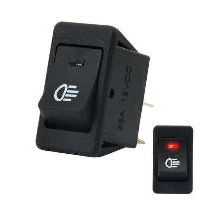 30 แอมป์ 12 โวลต์สี่ปลั๊ก LED ON OFF สวิตช์ไฟตัดหมอกรถ
