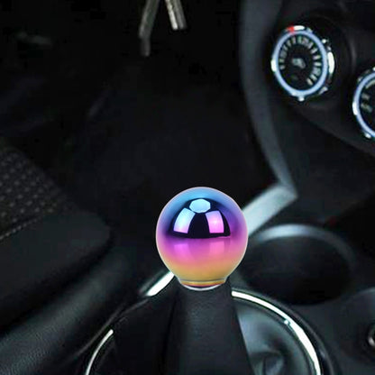 รถยนต์อเนกประสงค์รถไล่โทนสีสีฟ้าสกรู Shifter ฝาครอบคู่มืออัตโนมัติอลูมิเนียมเกียร์เปลี่ยนลูกบิด, Universal Gear Shift Knob