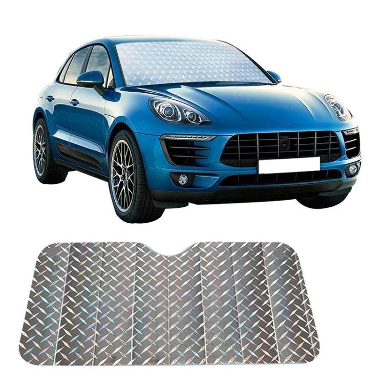 SUV ม่านบังแดดกระจกรถยนต์บังแดดบังแดดหน้าต่างด้านหน้าบังแดดป้องกันรังสียูวีขนาด: 140 x 75 ซม., 140*75cm