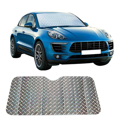 SUV ม่านบังแดดกระจกรถยนต์บังแดดบังแดดหน้าต่างด้านหน้าบังแดดป้องกันรังสียูวีขนาด: 140 x 75 ซม., 140*75cm