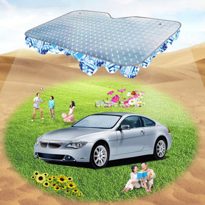 SUV ม่านบังแดดกระจกรถยนต์บังแดดบังแดดหน้าต่างด้านหน้าบังแดดป้องกันรังสียูวีขนาด: 140 x 75 ซม., 140*75cm