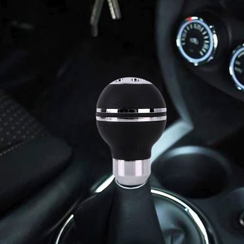 Universal รถ Shifter ฝาครอบหนัง Ball Shape Manual เกียร์อัตโนมัติ Shift Knob, Ball Shape Gear Shift Knob
