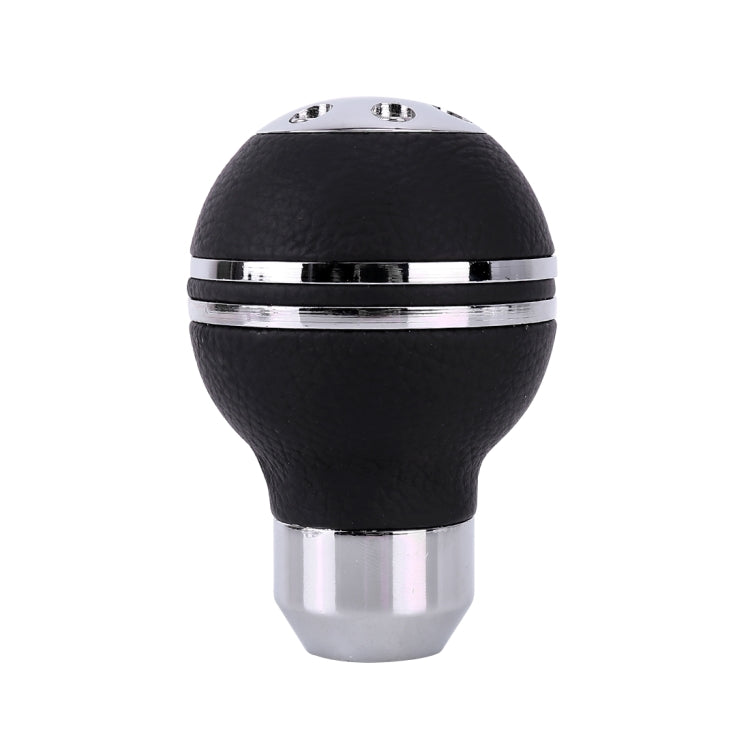 Universal รถ Shifter ฝาครอบหนัง Ball Shape Manual เกียร์อัตโนมัติ Shift Knob, Ball Shape Gear Shift Knob
