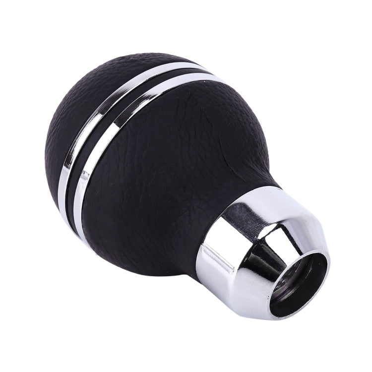 Universal รถ Shifter ฝาครอบหนัง Ball Shape Manual เกียร์อัตโนมัติ Shift Knob, Ball Shape Gear Shift Knob