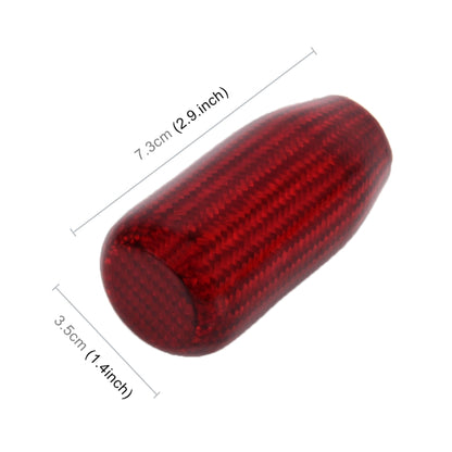 Universal รถ Shifter Cover Manual อัตโนมัติคาร์บอนไฟเบอร์เกียร์ Shift Knob, Gear Shift Knob