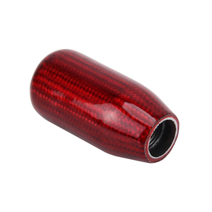 Universal รถ Shifter Cover Manual อัตโนมัติคาร์บอนไฟเบอร์เกียร์ Shift Knob, Gear Shift Knob