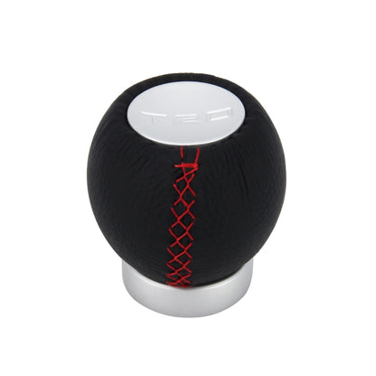 Universal รถ Ball Shape เกียร์ Shifter Lever คู่มืออัตโนมัติหนังสีดำ Shift Knob Adapter, No Gear Ssign
