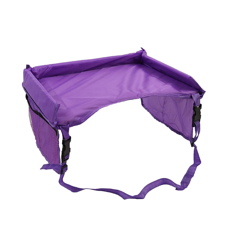 เด็กทารกเด็กวัยหัดเดินรถเข็นเด็ก Organizer Travel Snack ของเล่นรถที่นั่งถาดกิจกรรม, Purple, Baby Blue