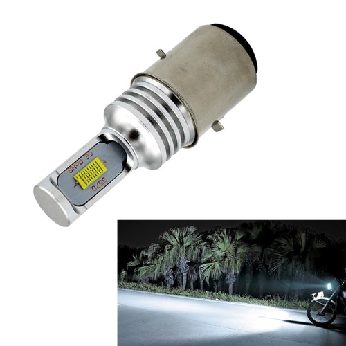 H6/BA20D 1000LM 72W 6000K แสงสีขาว 2-LED 3570 หลอดไฟหน้ารถจักรยานยนต์ DC 12-24V, H6/BA20D