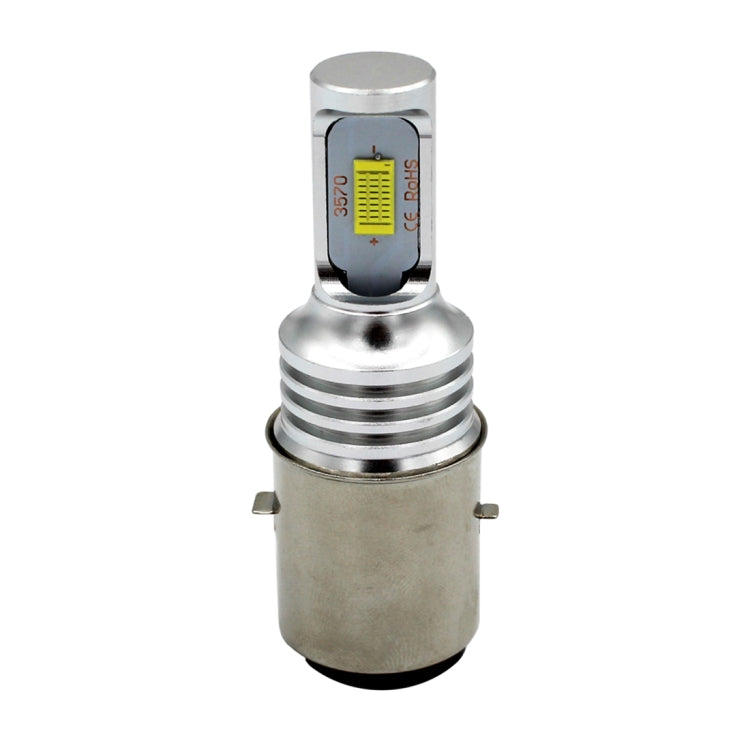 H6/BA20D 1000LM 72W 6000K แสงสีขาว 2-LED 3570 หลอดไฟหน้ารถจักรยานยนต์ DC 12-24V, H6/BA20D