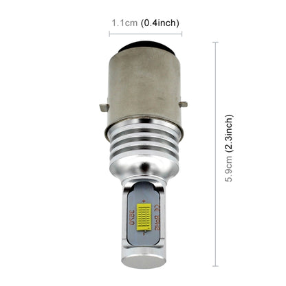 H6/BA20D 1000LM 72W 6000K แสงสีขาว 2-LED 3570 หลอดไฟหน้ารถจักรยานยนต์ DC 12-24V, H6/BA20D