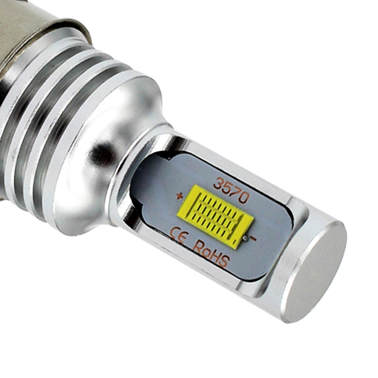 H6/BA20D 1000LM 72W 6000K แสงสีขาว 2-LED 3570 หลอดไฟหน้ารถจักรยานยนต์ DC 12-24V, H6/BA20D