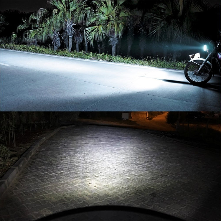 H6/BA20D 1000LM 72W 6000K แสงสีขาว 2-LED 3570 หลอดไฟหน้ารถจักรยานยนต์ DC 12-24V, H6/BA20D
