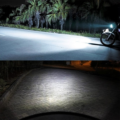 H6/BA20D 1000LM 72W 6000K แสงสีขาว 2-LED 3570 หลอดไฟหน้ารถจักรยานยนต์ DC 12-24V, H6/BA20D