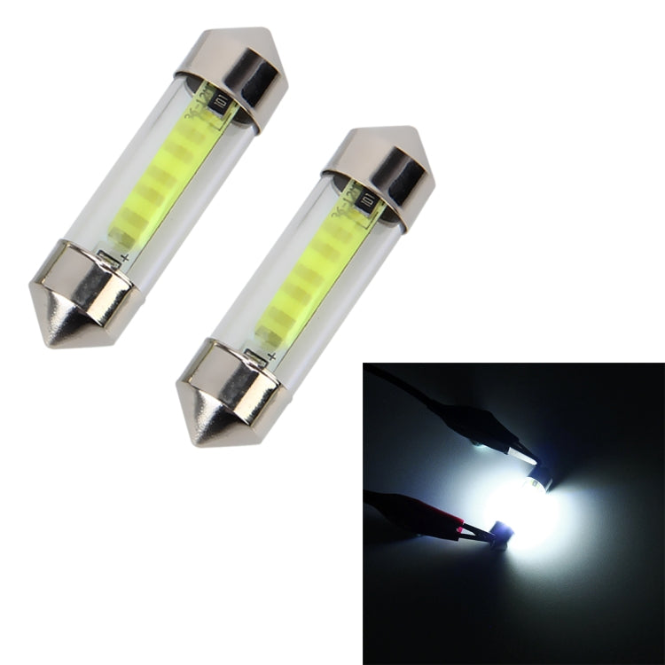 10 ชิ้น 36 มิลลิเมตร 1 วัตต์ 6000 พันแสงสีขาวรถโดมโคมไฟใบอนุญาต LED ไฟอ่านหนังสือ, DC 12 โวลต์, 36mm