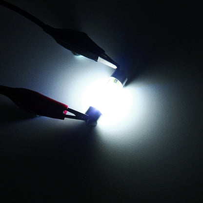 10 ชิ้น 36 มิลลิเมตร 1 วัตต์ 6000 พันแสงสีขาวรถโดมโคมไฟใบอนุญาต LED ไฟอ่านหนังสือ, DC 12 โวลต์, 36mm