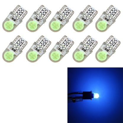 10 ชิ้น T10 W5W DC 12 โวลต์ 1 วัตต์ 60LM รถกวาดล้างไฟ LED โคมไฟเครื่องหมายพร้อมตัวถอดรหัส, Blue Light, White Light