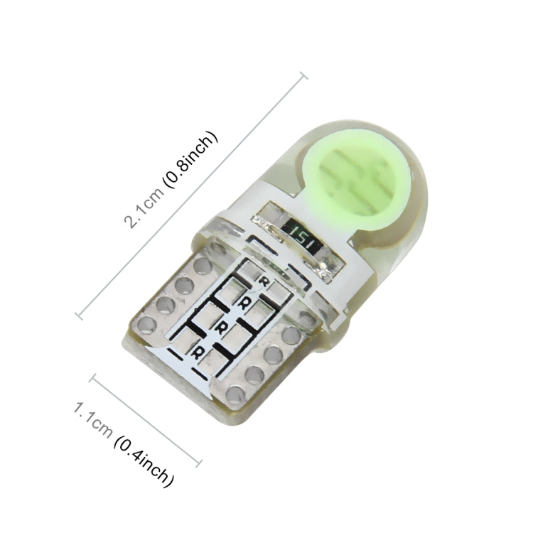 10 ชิ้น T10 W5W DC 12 โวลต์ 1 วัตต์ 60LM รถกวาดล้างไฟ LED โคมไฟเครื่องหมายพร้อมตัวถอดรหัส, Blue Light, White Light