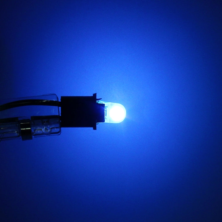10 ชิ้น T10 W5W DC 12 โวลต์ 1 วัตต์ 60LM รถกวาดล้างไฟ LED โคมไฟเครื่องหมายพร้อมตัวถอดรหัส, Blue Light, White Light