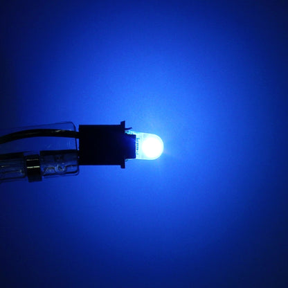 10 ชิ้น T10 W5W DC 12 โวลต์ 1 วัตต์ 60LM รถกวาดล้างไฟ LED โคมไฟเครื่องหมายพร้อมตัวถอดรหัส, Blue Light, White Light