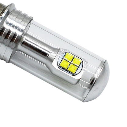 ไฟหน้ารถจักรยานยนต์ 750LM 6000K สีขาว H6M/P15D 40W 8-LED Bulbs, DC 12-24V, H6M/P15D