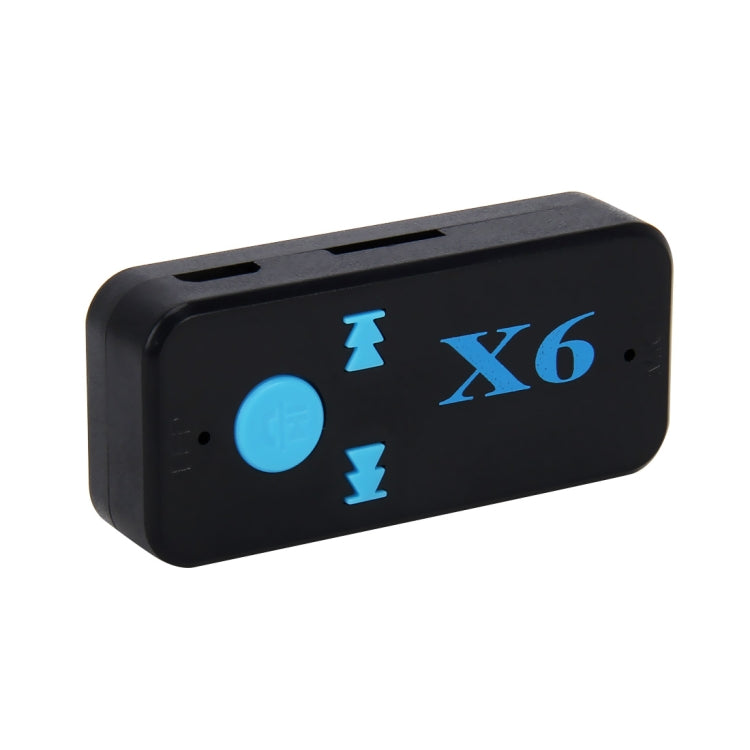 HQX6 รถบลูทูธ V4.1 เครื่องเล่นเพลงอะแดปเตอร์รับสัญญาณไร้สายแฮนด์ฟรีและ TF Card และ USB Charge, HQX6