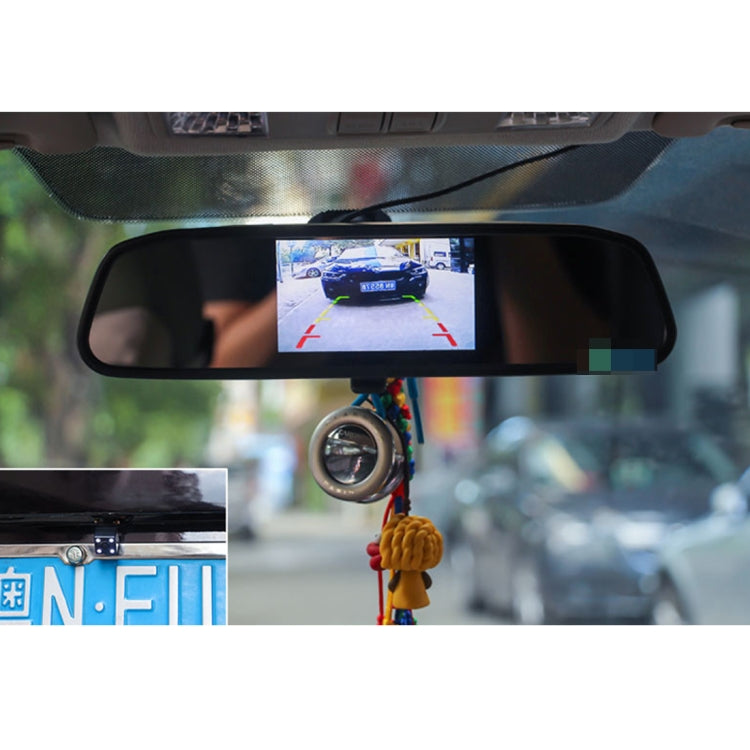 5.0 นิ้ว 480 * 272 มุมมองด้านหลังจอภาพสี TFT-LCD, รองรับฟังก์ชั่นหน้าจออัตโนมัติแบบย้อนกลับ, 5.0 inch 480*272