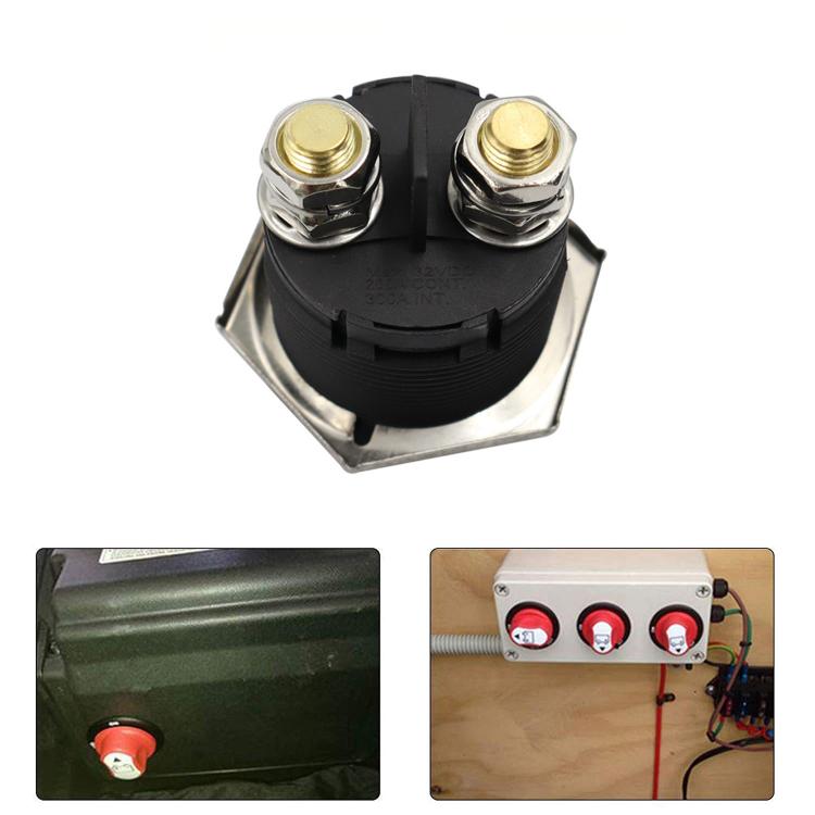 Jtron เปิด/ปิดสวิตช์แบตเตอรี่รถยนต์รถแบตเตอรี่สวิตช์หลัก MAX DC 32V 200A ต่อ 300A INT ใช้สำหรับรถยนต์/รถออฟโรด/รถบรรทุก, DC 32V 200A