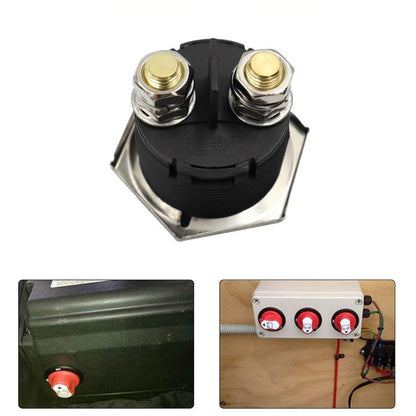 Jtron เปิด/ปิดสวิตช์แบตเตอรี่รถยนต์รถแบตเตอรี่สวิตช์หลัก MAX DC 32V 200A ต่อ 300A INT ใช้สำหรับรถยนต์/รถออฟโรด/รถบรรทุก, DC 32V 200A