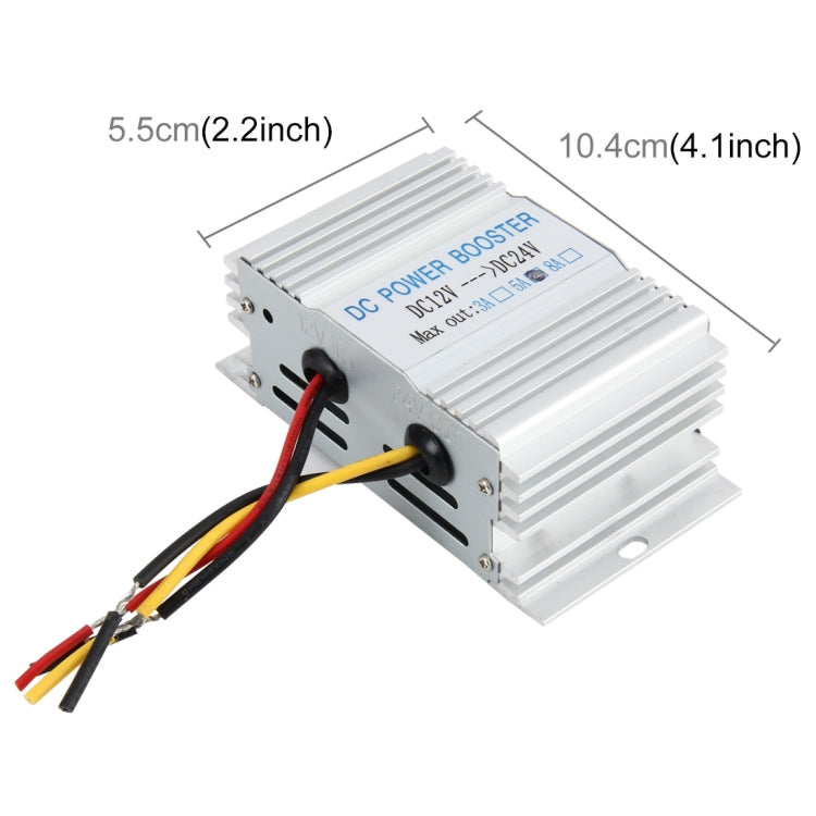 5A 120W DC 12V ถึง 24V รถ DC-DC Power Converter Power Boost Transformer รถ Transformer, 5A 120W