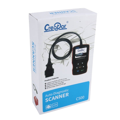 C500 รหัสเครื่องสแกนเนอร์ 320*240 พิกเซลเครื่องสแกนเนอร์รถยนต์รหัสเครื่องสแกนเนอร์ Update ออนไลน์เครื่องมือวินิจฉัยยานยนต์, รองรับการ์ด SD, C500