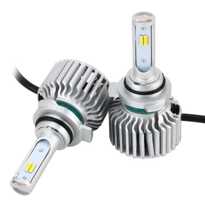2 ชิ้น 9012 26 วัตต์ 2250LM ไฟหน้ารถ LED ไฟอัตโนมัติฟังก์ชัน CANBUS ในตัว (แสงสีขาว, แสงสีเหลือง, แสงสีขาวนวล), DC 9-16V, 9012