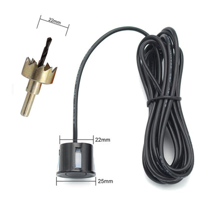 PZ-300-8 ที่จอดรถย้อนกลับ Buzzer LED Monitor ที่จอดรถ ALARM Assistance ระบบ 4*7 M เซ็นเซอร์ด้านหน้าและ 4*2.5 M เซ็นเซอร์ด้านหลัง, with 4 Front Sensors and 4 Rear Sensors
