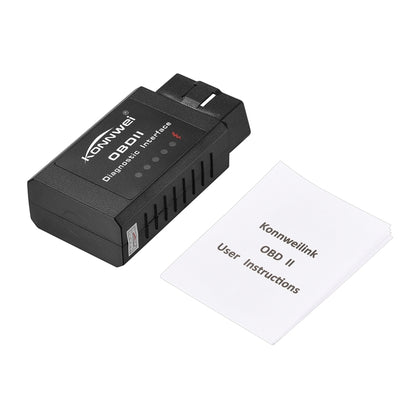 KONNWEI KW910 โทรศัพท์ Android โดยเฉพาะเครื่องมือสแกนวินิจฉัยรถยนต์ OBDII Auto Scan Adapter เครื่องมือสแกนรองรับ 6 โปรโตคอล (สามารถตรวจจับรถเบนซิน 12V เท่านั้น), KW910