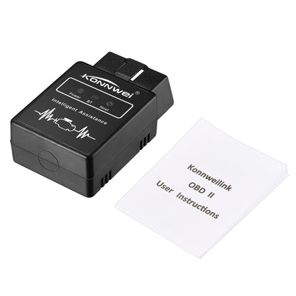 KONNWEI KW912 โทรศัพท์ Android เฉพาะ OBDII เครื่องมือสแกนวินิจฉัยรถยนต์อัตโนมัติเครื่องมือสแกนอะแดปเตอร์สแกนอัตโนมัติรองรับ 6 โปรโตคอล (สามารถตรวจจับรถเบนซิน 12V เท่านั้น), KW912