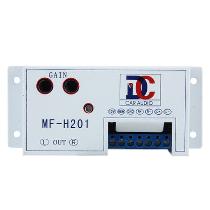 ลำโพงเสียงรถยนต์ระดับ Converter สูง VF หมุนต่ำ VF Auto รถสูงต่ำ Impedance Converter อะแดปเตอร์ลำโพงสาย RCA, High VF Rotates Low VF