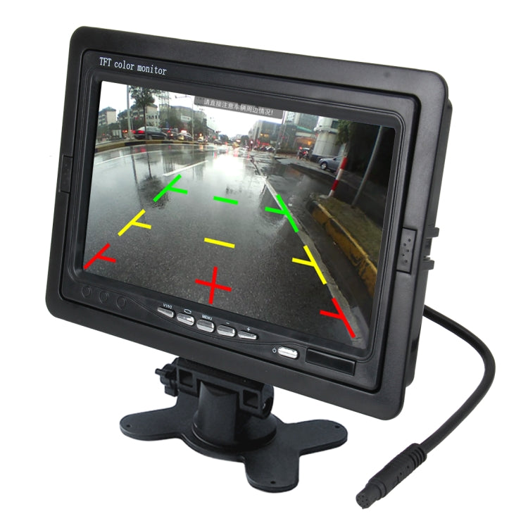 จอภาพสี TFT LCD ขนาด 7 นิ้ว จอภาพสี TFT LCD Full Color พร้อมรีโมทคอนโทรล สำหรับ VCD / DVD / GPS / CAMERA, 7 inch