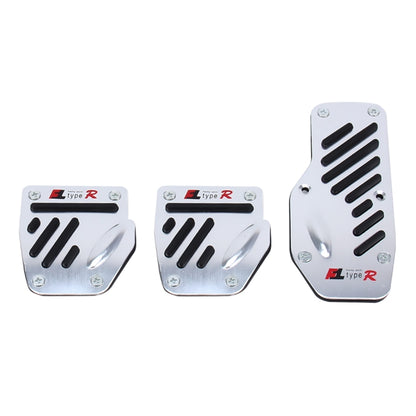 CS-321 3 in 1 Non-Slip Manual รถบรรทุกเหยียบเท้าเบรคชุดฝาครอบ