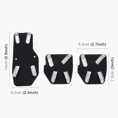 CS-321 3 in 1 Non-Slip Manual รถบรรทุกเหยียบเท้าเบรคชุดฝาครอบ