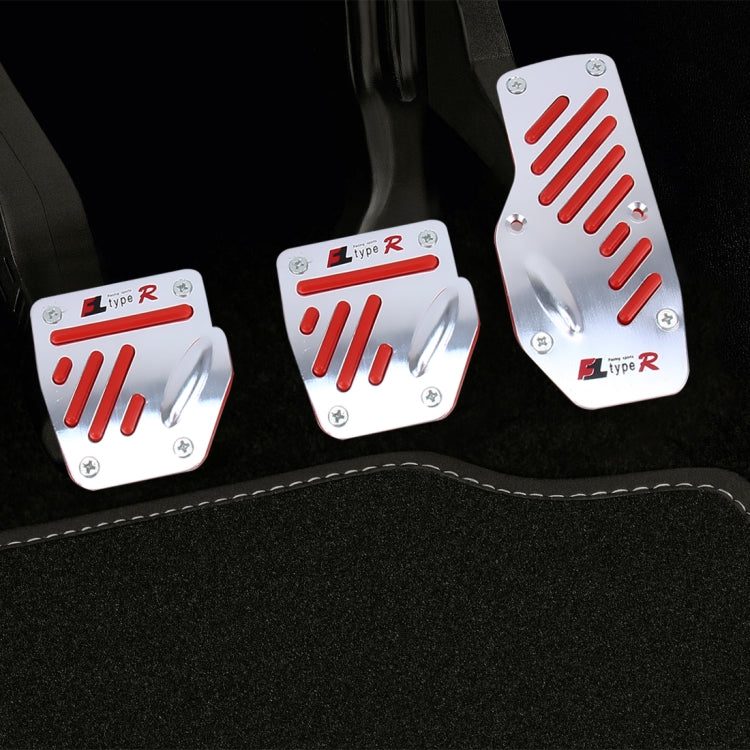 CS-321 3 in 1 Non-Slip Manual รถบรรทุกเหยียบเท้าเบรคชุดฝาครอบ