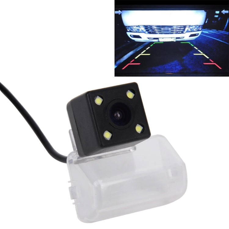 656 × 492 พิกเซลที่มีประสิทธิภาพ NTSC 60 เฮิร์ต CMOS II กันน้ำรถมองหลังกล้องสำรองที่มี 4 หลอดไฟ LED สำหรับรุ่น 2005-2013 มาสด้า 6, Mazda 6
