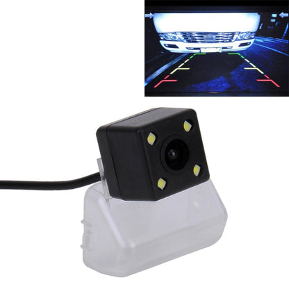 656 × 492 พิกเซลที่มีประสิทธิภาพ HD กันน้ำ 4 LED Night Vision มุมกว้างรถมองหลังการสำรองข้อมูลย้อนกลับกล้องสำหรับรุ่น 2012 มาสด้า CX-5, Mazda CX-5
