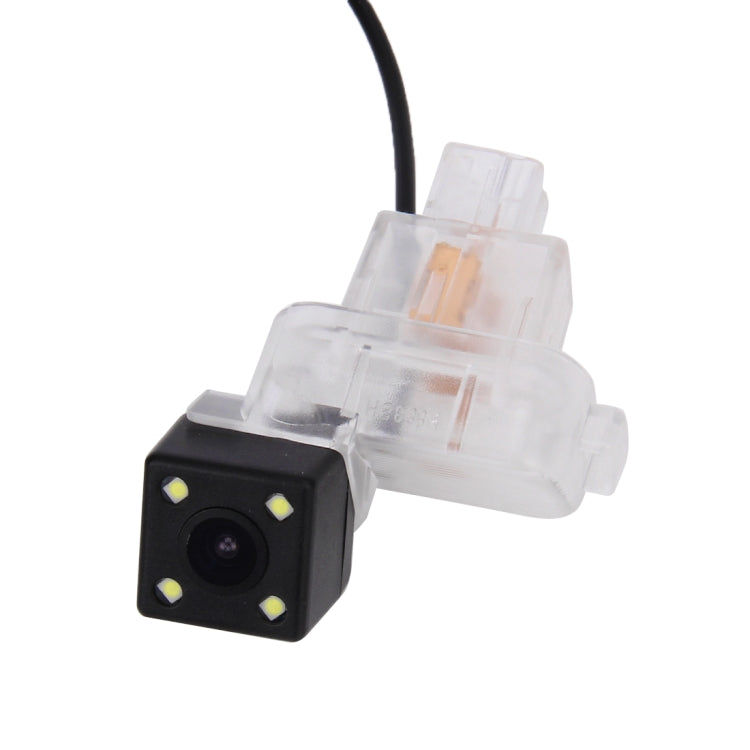 656 × 492 พิกเซลที่มีประสิทธิภาพ HD กันน้ำ 4 LED Night Vision มุมกว้างรถมองหลังการสำรองข้อมูลย้อนกลับกล้องสำหรับรุ่น 2014-2017 Mazda6 Atenza, Mazda6 Atenza