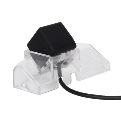 656 × 492 พิกเซลที่มีประสิทธิภาพ HD กันน้ำ 4 LED Night Vision มุมกว้างรถมองหลังสำรองกล้องถอยหลังสำหรับรุ่นต่างประเทศมาสด้า 2/3, Mazda 2/3