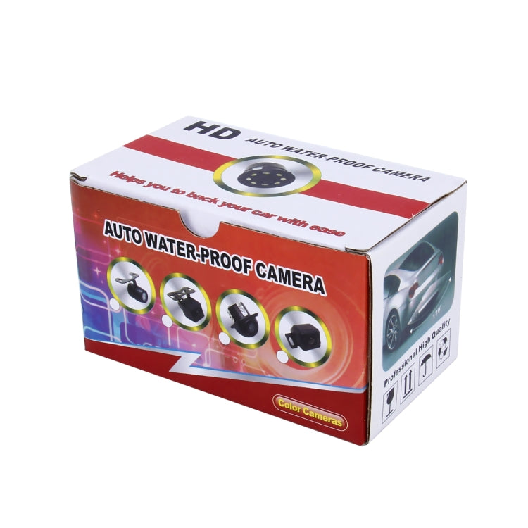 656 × 492 พิกเซลที่มีประสิทธิภาพ HD กันน้ำ 4 LED Night Vision มุมกว้างรถมองหลังสำรองกล้องถอยหลังสำหรับรุ่นต่างประเทศมาสด้า 2/3, Mazda 2/3