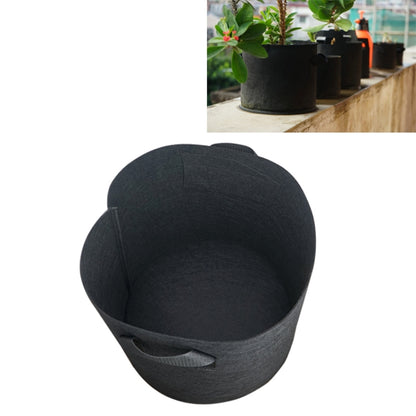 10 แกลลอนปลูกถุงหนาผ้าไม่ทอเติมอากาศหม้อคอนเทนเนอร์พร้อมที่จับ, 10 Gallon
