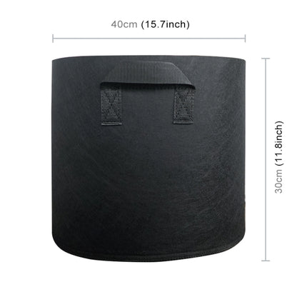 10 แกลลอนปลูกถุงหนาผ้าไม่ทอเติมอากาศหม้อคอนเทนเนอร์พร้อมที่จับ, 10 Gallon